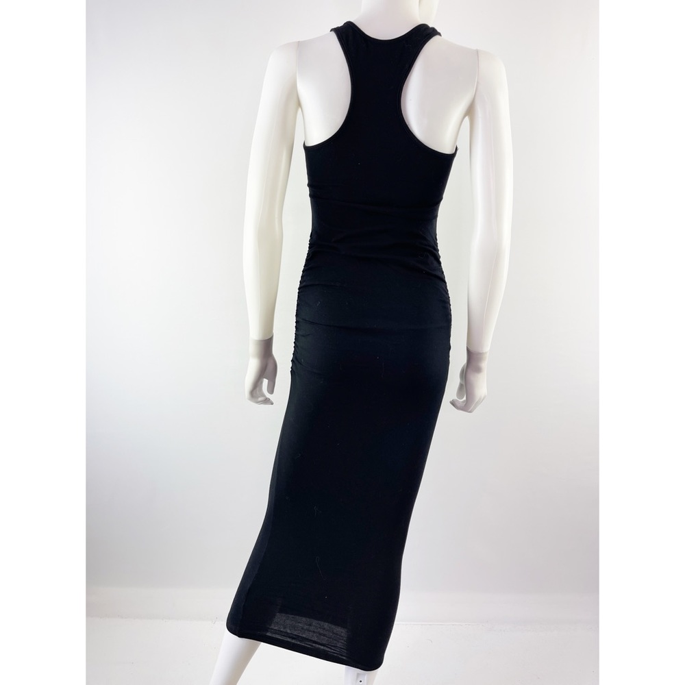 Michael Stars Women's Black Sleeveless Racerback Bodycon Midi Dress Size XS - Picture 7 of 10